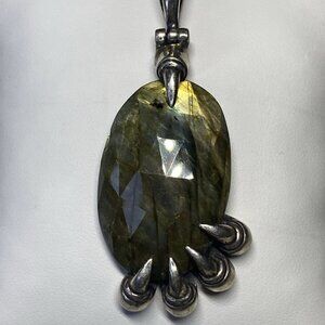 Mercurius 925 Silver Labradorite Pendant 26.6g